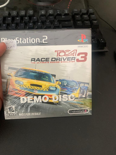 Toca Race Driver 3 Demo Cd Ps2