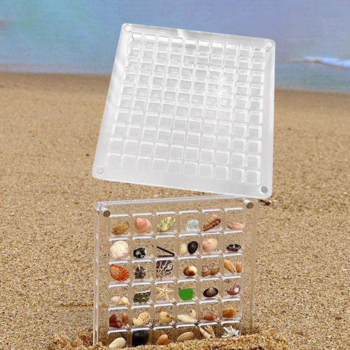 Caja De Presentación De Concha Acrílica, Caja Organizadora