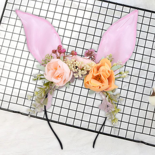 Diadema Con Orejas De Conejo, Tocado Para Fiesta,