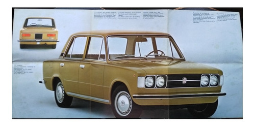 Folleto Fiat 124 Special En Idioma Esperanto