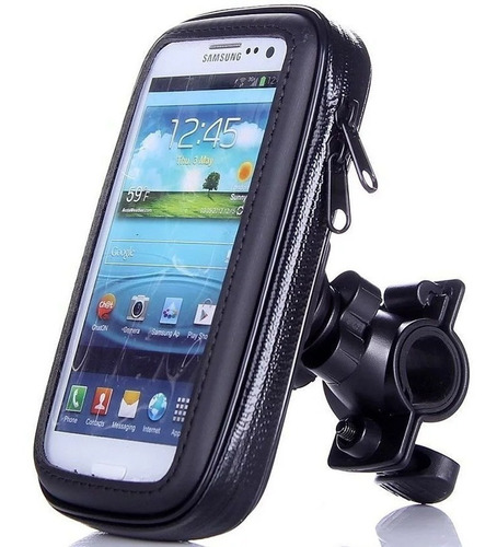 Soporte Celular Moto Bicicleta Impermeable Touch Talle M