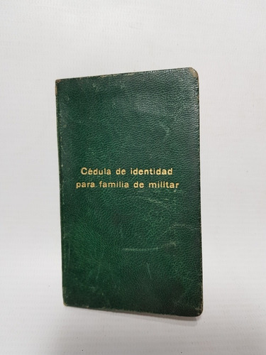 Antiguo Carnet Militar Cédula Familiar 1905 Mag 57473
