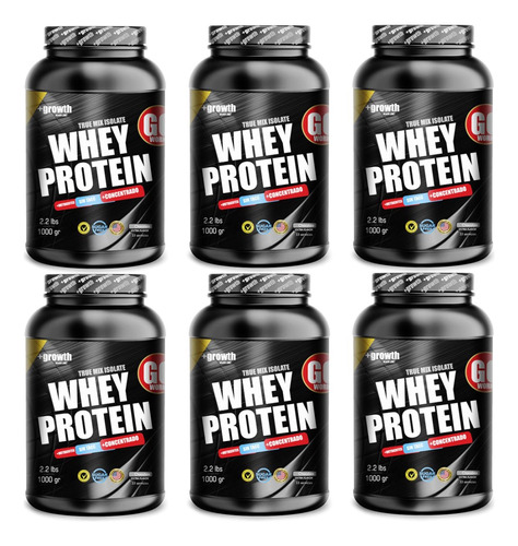 6 Whey Protein Proteina Mix Isolada Conc Mix Isolate Growth