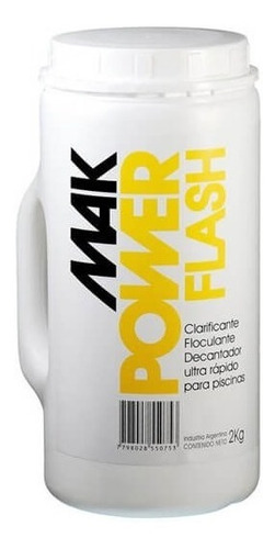 Mak Powerflash Clarific/floculante Rapido Para Pileta X 1kg 