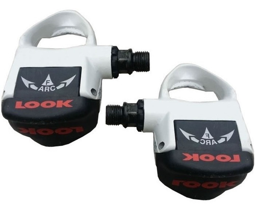 Pedal Look Pp 337 Branco, Com Tacos Delta, Made In France