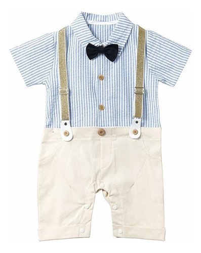 Hmd Baby Boy Caballero Camisa Blanca Bowtie Tuxe