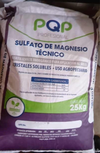 Sulfato Magnesio Fertilizant