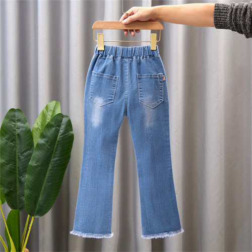 Pantalones Vaqueros Para Niños, Bonitos Pantalones Acampanad