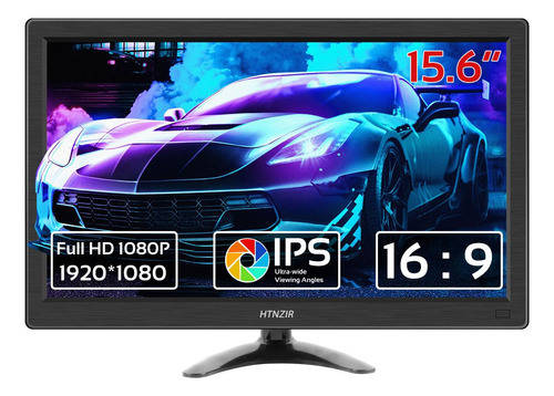 Htnzir Monitor De Pc De 15.6 Pulgadas Fhd 1920 X 1080p Led P