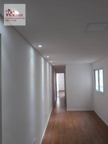 Imagem 5 de 10 de Apartamento Com 2 Dormitórios À Venda, 59 M² Por R$ 350.000,00 - Utinga - Santo André/sp - Ap3198