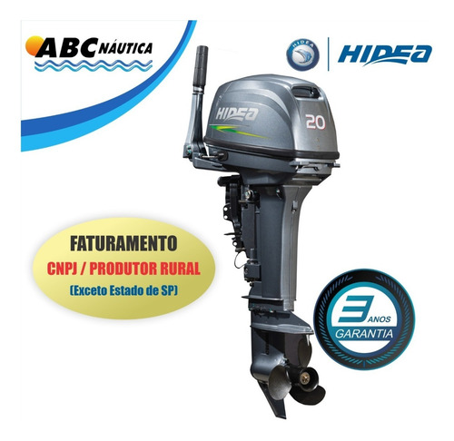 Motor De Popa 20hp Hidea - Leia Anúncio!!!