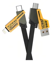 Comprar Cable Transmisión De Datos Y Carga Rápida 4 En 1 Pd 27-65w