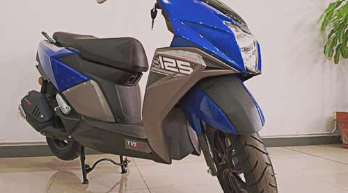 Imagen 8 de 22 de Tvs Ntorq 125 Scooter 0km 2023 Azul Gris Rojo Motonet