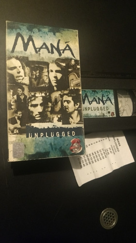 Vhs Mtv Unplugged De Maná. P 1999 Warner Music.