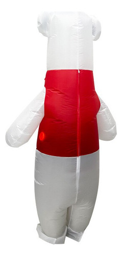 Traje De Halloween Inflável Em Forma De Urso Polar
