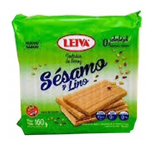 Tostadas De Arroz Linosésamo Leiva Sin Gluten 12x160gr Envío