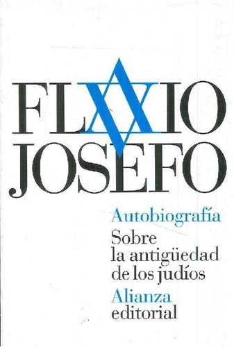 Libro Autobiografía Sobre La Antigüedad De Los Judios (contr