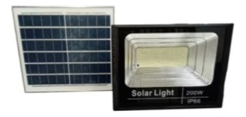 Reflector Led Solar 200w Ip66 2500lm Fria-6000k Abs Sol_050