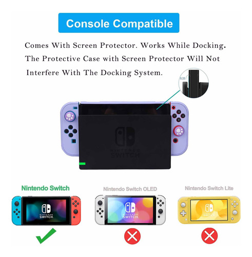 Funda Acoplable Para Nintendo Switch - Comcool 3 En 1 Pro...
