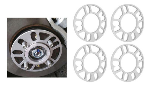 Juego De 4 Ruedas Espaciador De Coche Universal 5x108 3 Mm