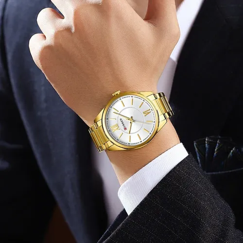 Reloj Cuarzo Casual Curren Luminous Steel Belts