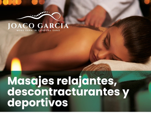 Imagen 1 de 4 de Masajes Descontracturantes Y Relajantes