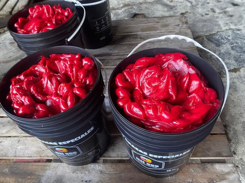 Grasa Roja Litio Para Maquinas Articuladas Engrase 18 Kg