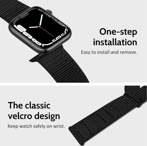 Imagen 5 de 9 de Correa De Nylon Para Apple Watch Ultra 49 Mm