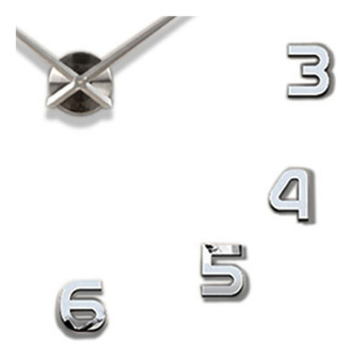 Zheyang Reloj De Pared Grande Con Números 3d, Silencioso,