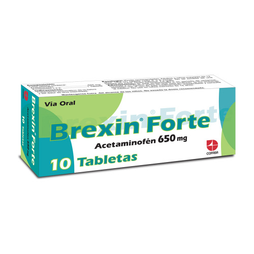 Brexin Forte 650mg. X 10 Tabletas