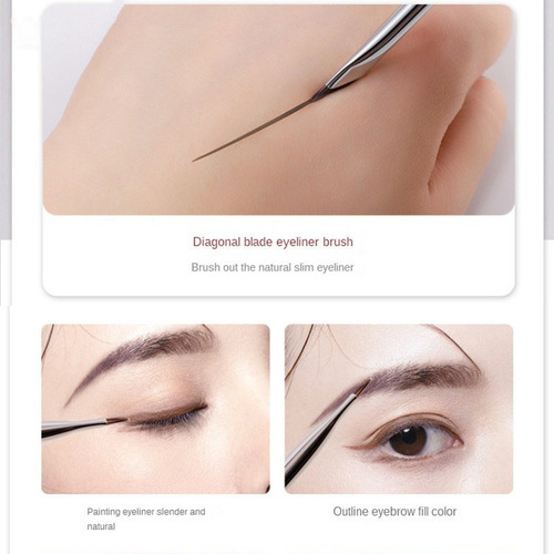 3 Pinceles Para Delinear Ojos Y Cejas