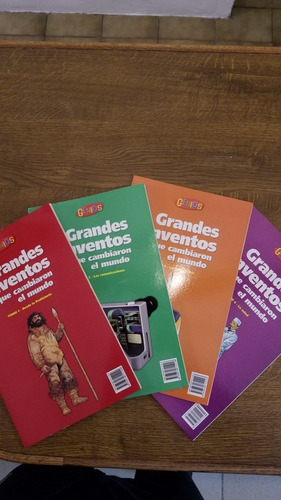 Libros Grandes Inventos (precio Por Los 4 Libros)