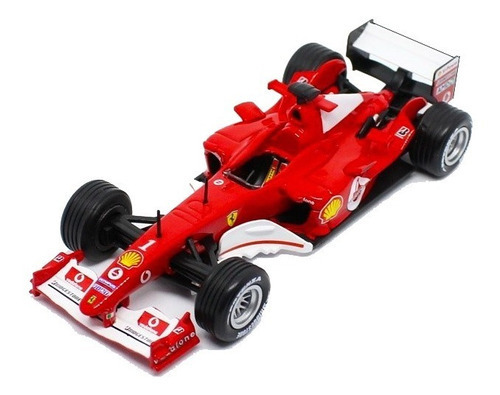 Ferrari F2004 Formula 1 Eaglemoss Collection 1:43 Schumacher Cor Vermelha