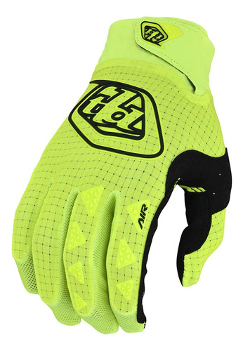 Guantes De Moto Air Solid Amarillo Fluor Troy Lee Designs Talla Xl