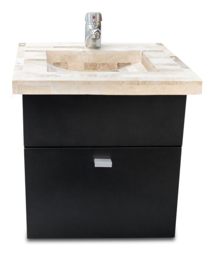 Imagen 6 de 9 de Vanitory Colgante 40cm Travertino Griferia Envio Gratis