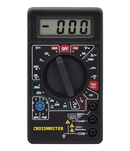 Tester Digital Multimetro Crossmaster Excelente Md-63