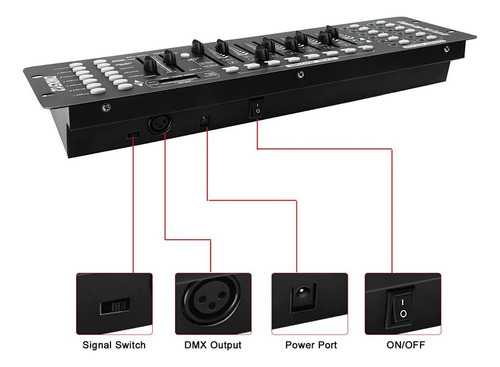 Controlador Mesa Iluminación Dmx 512 192 Canales