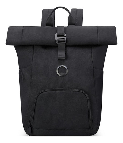 Mochila Delsey Citypak Rolltop Portalaptop 15.6'' Negra