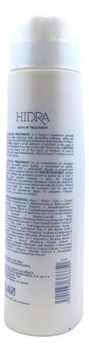 Tratamiento Capilar Leave In Sin Enjuague Hidra 300 Ml
