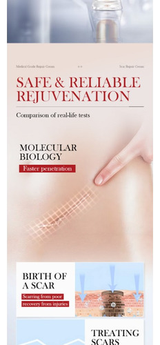 Crema Facial Ligera Hidratante Para Cicatrices