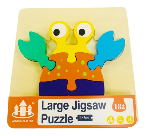 Puzzle De Madera Coleccionable Infantiles