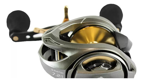 Reel Brutus 300 Big Game 10rod 215 Mtrs/0.35 Alarm De Pique Color Gris Lado De La Manija Derecho