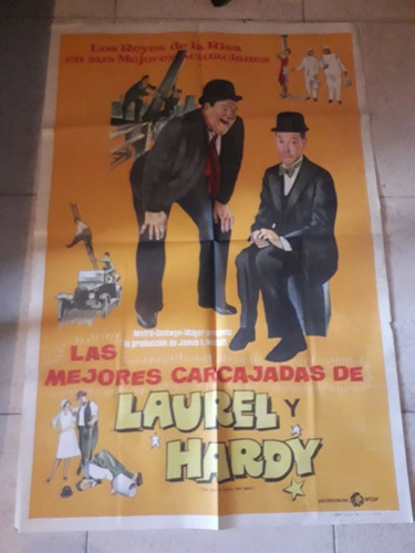 Afiche Las Mejores Carcajadas De Laurel Y Hardy 1967 C23
