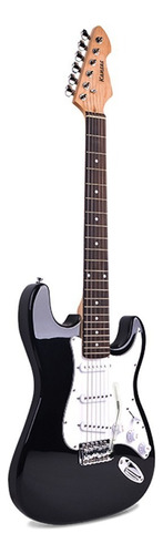 Guitarra Elec Kansas L-g1-st-bk Kns Tipo Str Diap Rosewood 