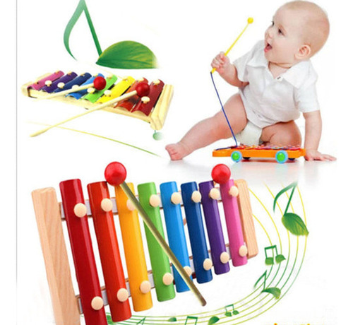 Bebé Niño Juguetes Musicales Xilófono Sabiduría Desarrollo I