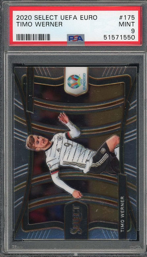 Timo Werner 2020 Seleccione Uefa Euro Soccer Card 175 Psa 9