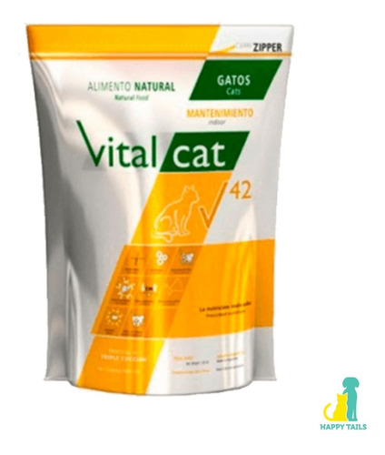Vital Cat V42 Indoor X 7,5 Kg - Happy Tails