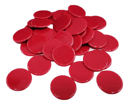 Microplaquetas Profissionais De Vermelho 100 Vermelho 100