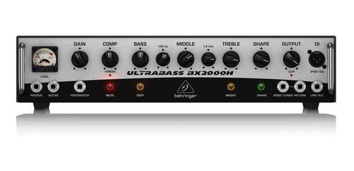 Behringer Bx2000h Cabezote Para Bajo Potencia 2000 Watts