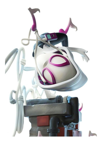Imagem 9 de 10 de Spider-gwen Spider-man Q-fig Quantum Mechanix Spiderverse